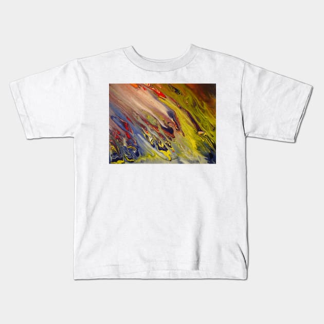 abstract Kids T-Shirt by dylanshelmerdine